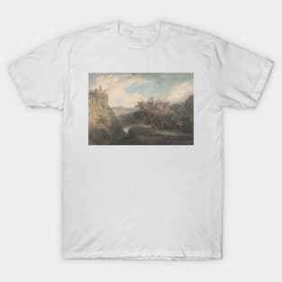 The Lake of Nemi by John Robert Cozens T-Shirt